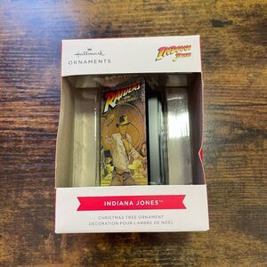 HALLMARK Indiana Jones Retro Video Cassette Case Ornament, NWB